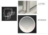 Roltechnik sprchový kout TR2 900 výplň transparent rám brillant 723-9000000-00-02